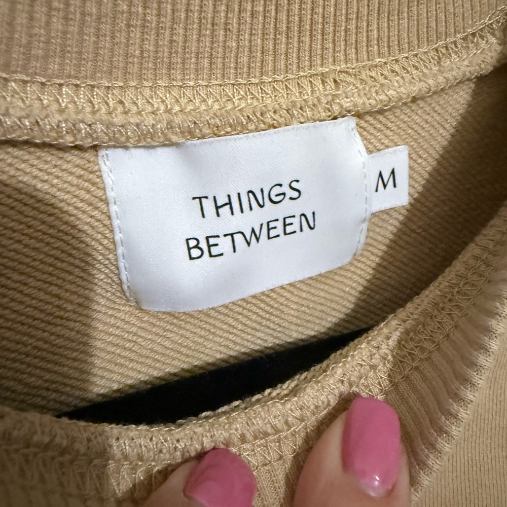 Tan Sweatshirt and Short set for Women - Picture 4 of 10